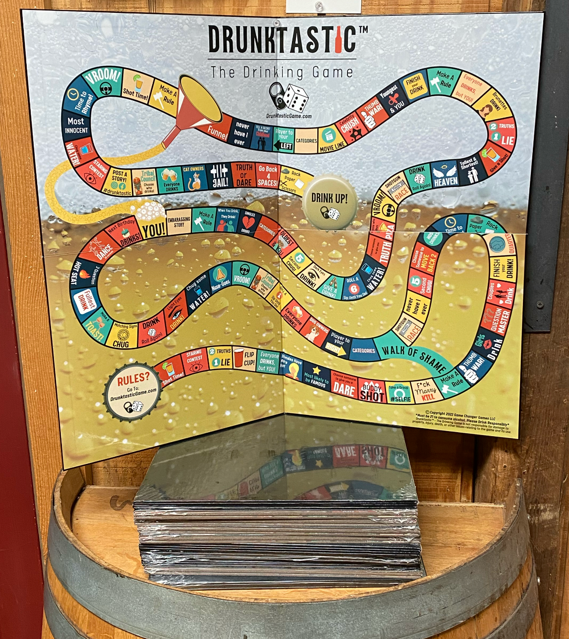 Drunktastic Board Game